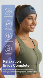 Enjoying Bluetooth Sleep Headband — Premium Wireless Sleep Headphones vue 3