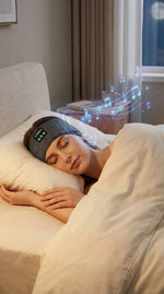 Enjoying Bluetooth Sleep Headband — Premium Wireless Sleep Headphones vue 2