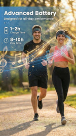 Enjoying Bluetooth Sleep Headband — Premium Wireless Sleep Headphones vue 4